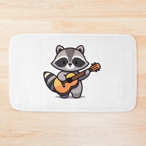 Item preview, Raccoon Strumming Guitar Melody designed and sold by UmbrellaStudio1.