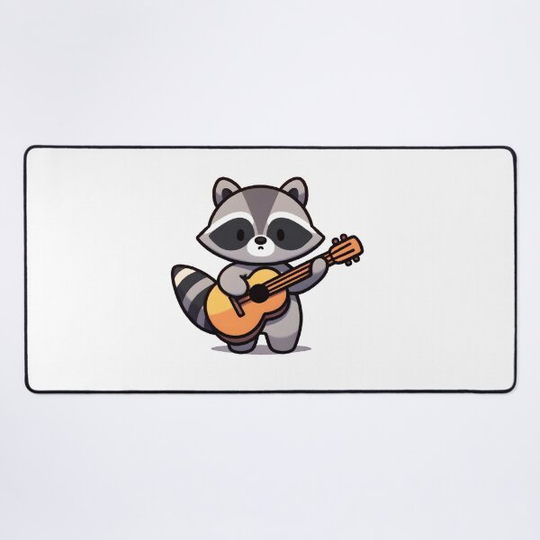 Item preview, Raccoon Strumming Guitar Melody designed and sold by UmbrellaStudio1.