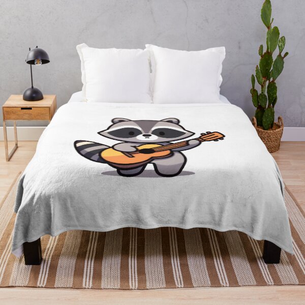 Item preview, Raccoon Strumming Guitar Melody designed and sold by UmbrellaStudio1.