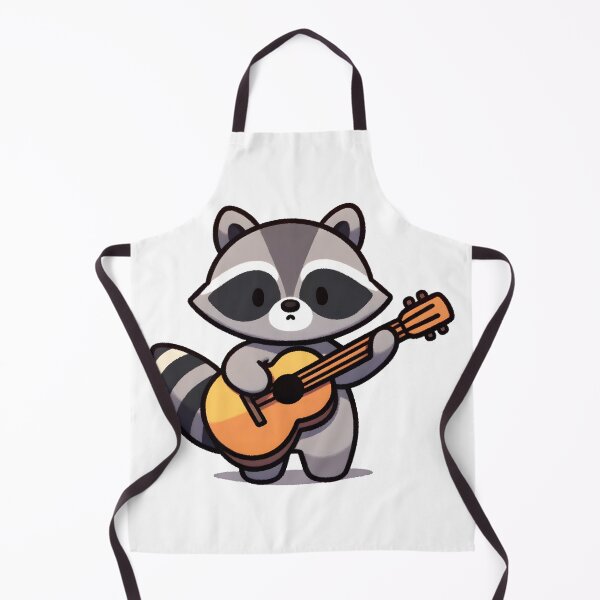 Item preview, Raccoon Strumming Guitar Melody designed and sold by UmbrellaStudio1.