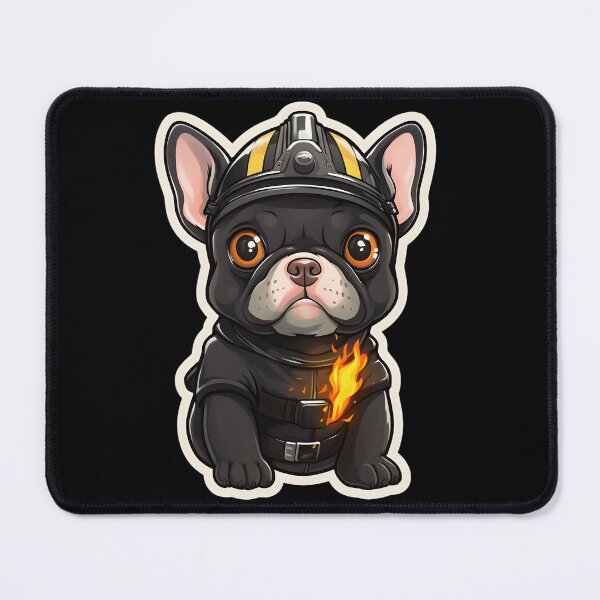 Aperçu de l'œuvre Pompier Bouledogue Français Puppy créée et vendue par CUTEDOGGIEZ.