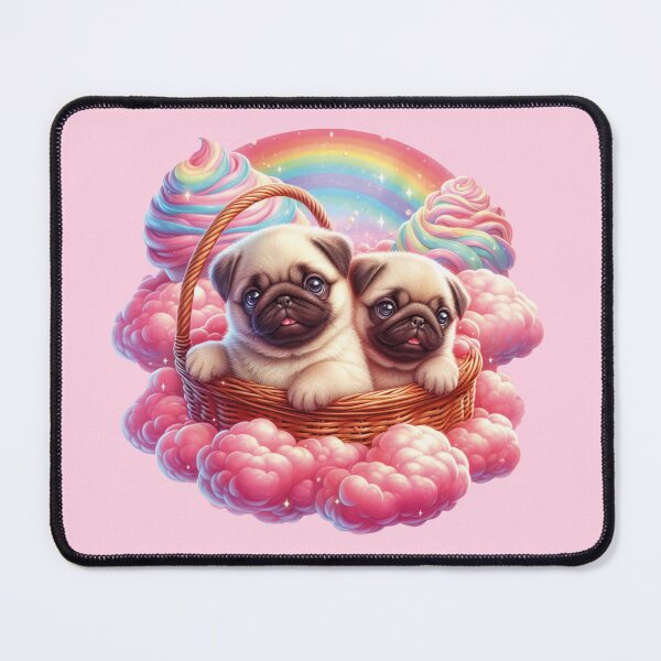 Item preview, Puggies in a Basket designed and sold by liminalcandy.