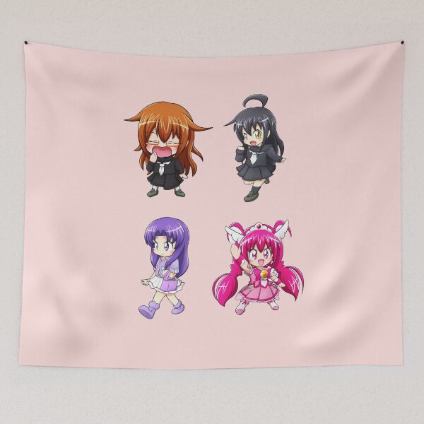 Item preview, Smile Precure!, HappinessCharge Precure!, Kantai Collection, Cure Happy, Hoshizora Miyuki, Mochizuki (Kantai Collection), Mikazuki (Kantai Collection), Hikawa Iona, designed and sold by AbominationShop.