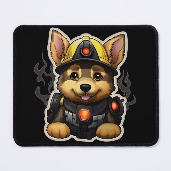 Item preview, Bombero German Shepherd designed and sold by CUTEDOGGIEZ.