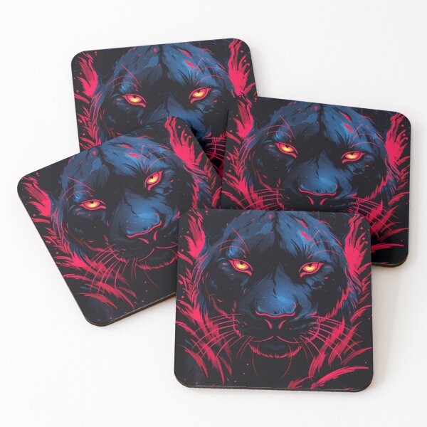 Item preview, Black panther neon glowing designed and sold by unknown-places.