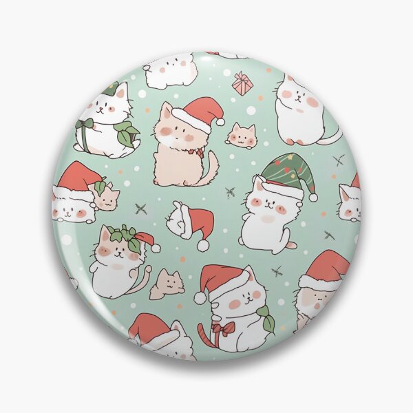 Aperçu de l'œuvre Modèles de chat de Noël du Père Noël créée et vendue par Mindterest.