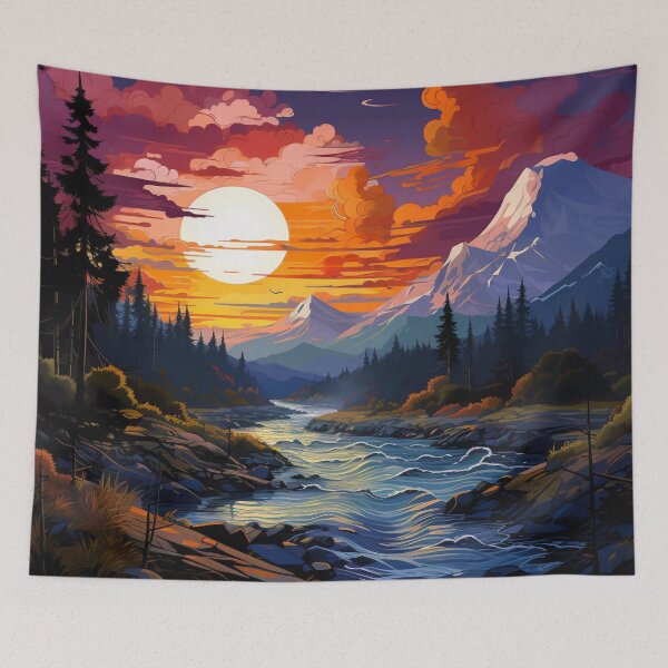 Item preview, Mountainscape designed and sold by Dawn van Doorn.