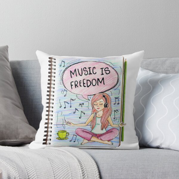 Aperçu de l'œuvre La musique est liberté créée et vendue par NotesForMusic.