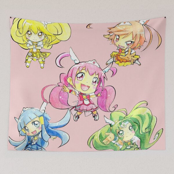 Item preview, Smile Precure!, Aoki Reika, Kise Yayoi, Cure Happy, Cure March, Cure Peace, Cure Sunny, Cure Beauty, Hoshizora Miyuki, Hino Akane, Midorikawa Nao designed and sold by AbominationShop.