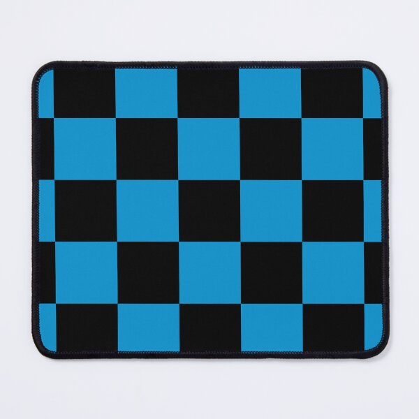 Item preview, Checkered (XL Squares) Light Blue and Black designed and sold by Tree45.
