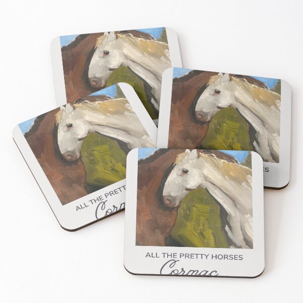 Item preview, All the Pretty Horses Cormac McCarthy Book Cover ponies horse art designed and sold by desertmeridian.
