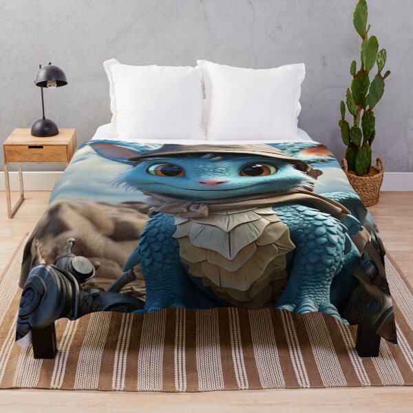 Artikelvorschau, Niedlicher kleiner blauer Drache entworfen und verkauft von Cris888.