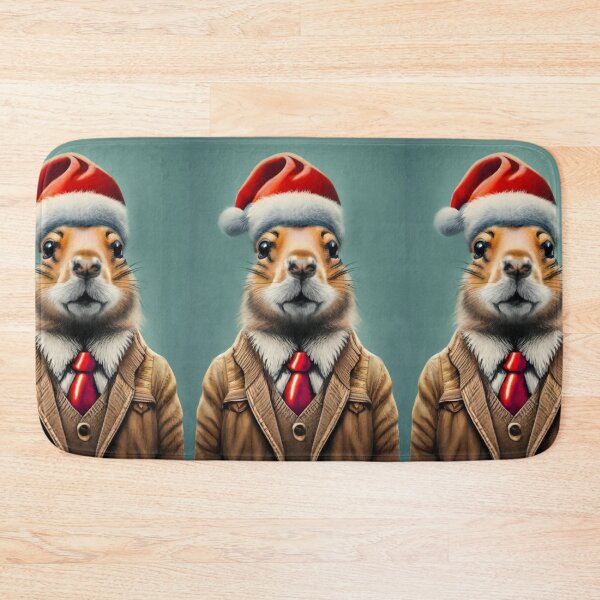 Item preview, Santa Prairie Dog Claus designed and sold by EmeraldeaArt.