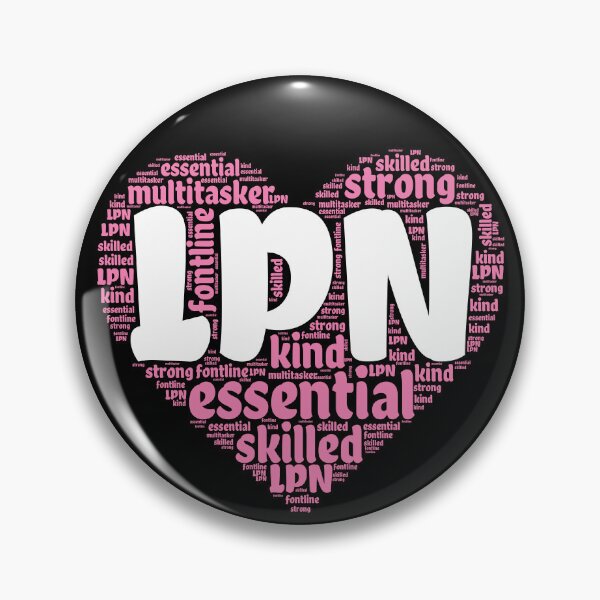 Artikelvorschau, Lizenzierte praktische Krankenschwester, rosa Herz-T-Shirt für LPN-Krankenschwestern entworfen und verkauft von TaraGbear.