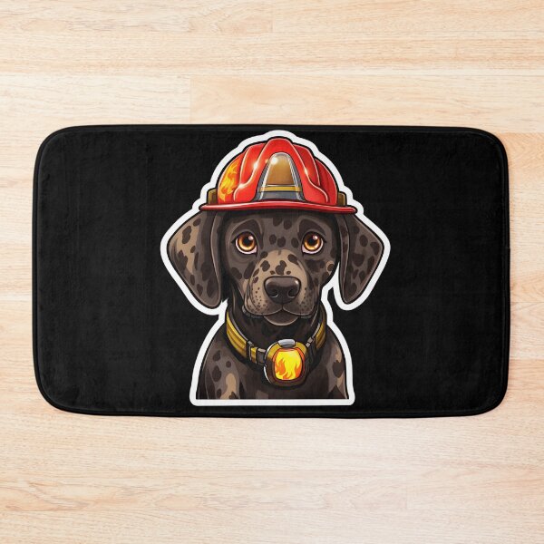 Item preview, Firefighter Gsp Puppy designed and sold by CUTEDOGGIEZ.