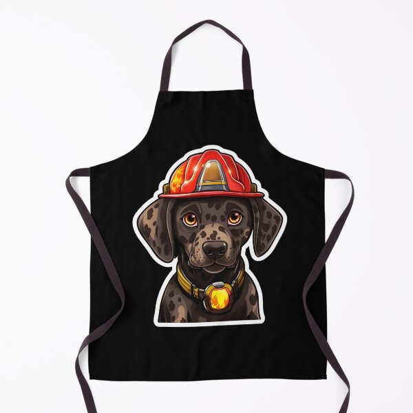Item preview, Firefighter Gsp Puppy designed and sold by CUTEDOGGIEZ.