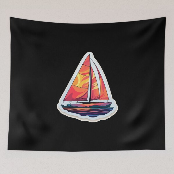 Item preview, Sailboat - Illustration designed and sold by MrERNST.