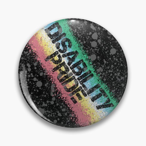 Item preview, Disability pride flag (splatter)  designed and sold by Becky-Marie.