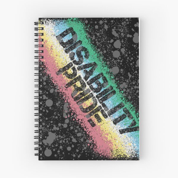 Item preview, Disability pride flag (splatter) designed and sold by Becky-Marie.