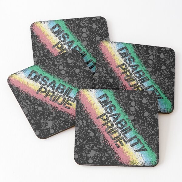 Item preview, Disability pride flag (splatter)  designed and sold by Becky-Marie.