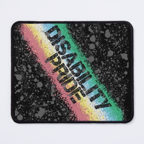 Item preview, Disability pride flag (splatter)  designed and sold by Becky-Marie.