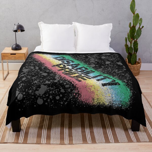 Item preview, Disability pride flag (splatter)  designed and sold by Becky-Marie.