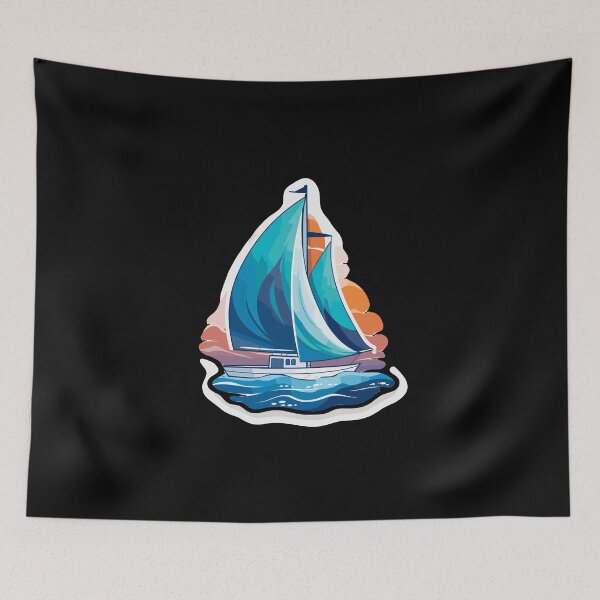 Item preview, Sailboat - Illustration designed and sold by MrERNST.
