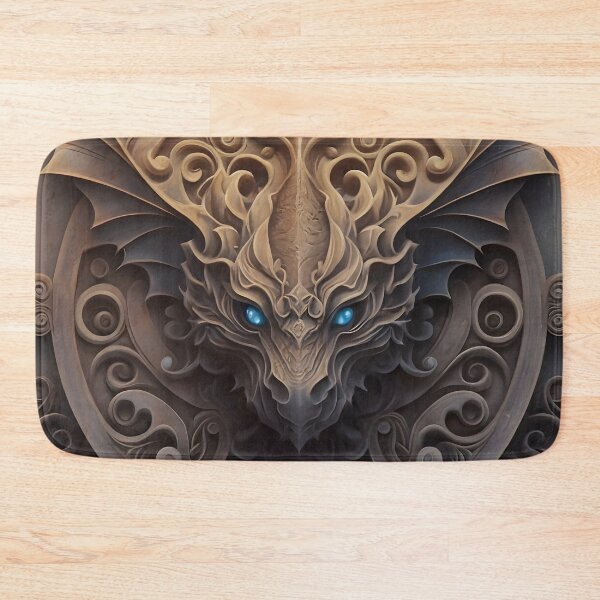 Item preview, Medieval Stone Gargoyle Dragon Carving designed and sold by DragonRealms.