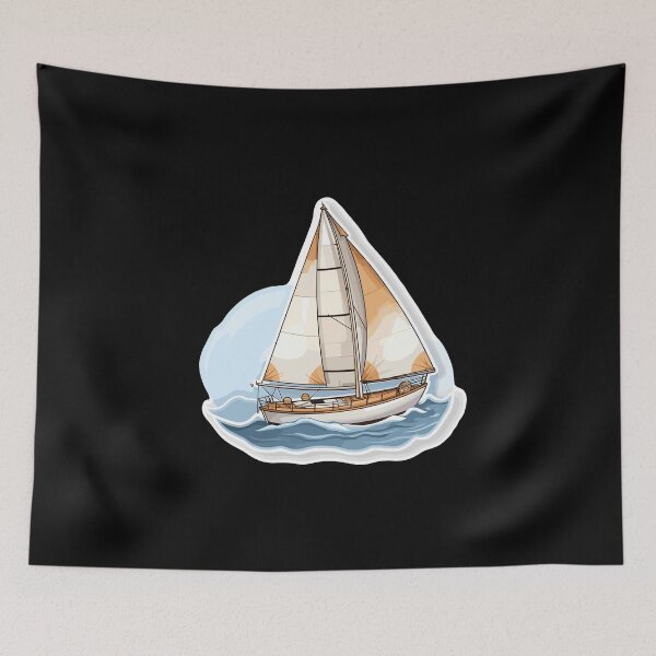 Item preview, Sailboat - Illustration designed and sold by MrERNST.