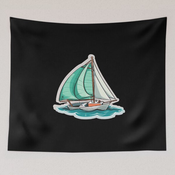Item preview, Sailboat - Illustration designed and sold by MrERNST.