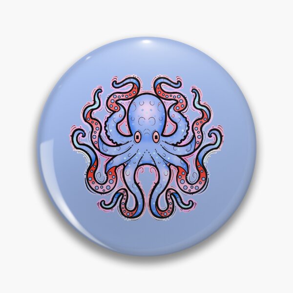 Item preview, Cute blue octopus designed and sold by weilertsen.