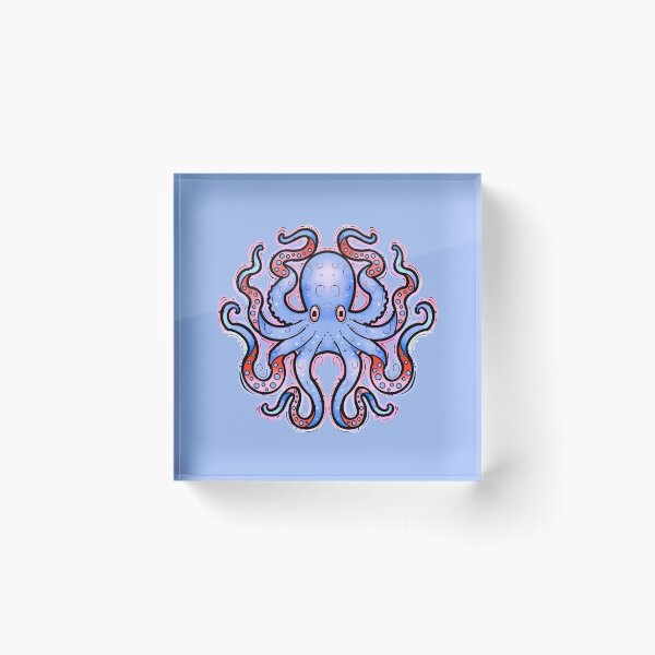 Item preview, Cute blue octopus designed and sold by weilertsen.