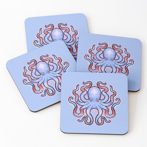 Item preview, Cute blue octopus designed and sold by weilertsen.