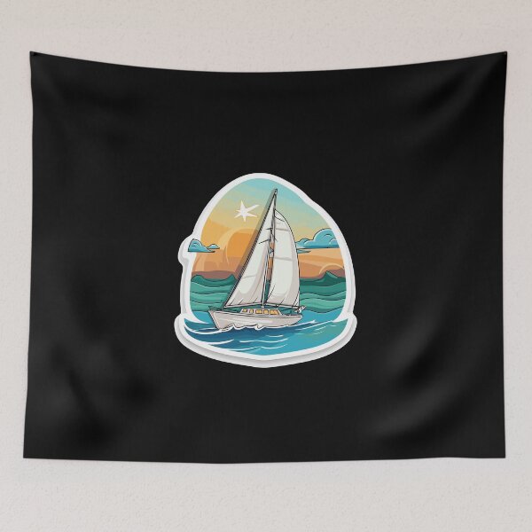 Item preview, Sailboat - Illustration designed and sold by MrERNST.