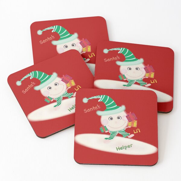 Item preview, Santa’s Li’l Helper Green designed and sold by GalapaTales.