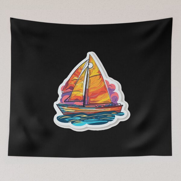 Item preview, Sailboat - Illustration designed and sold by MrERNST.