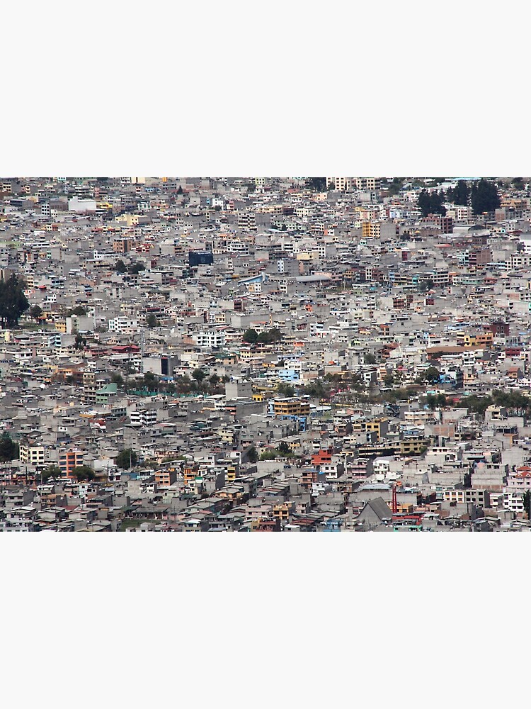 Quito, Ecuador dense urban city concrete buildings by kpander