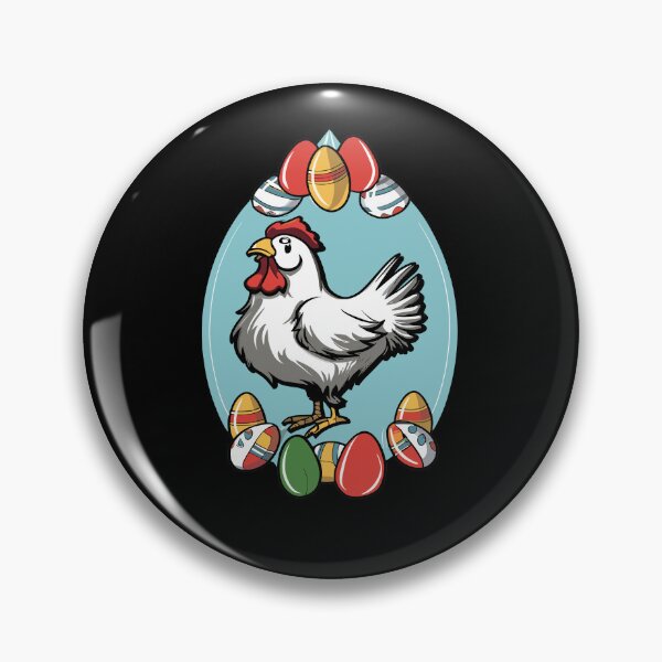 Item preview, Cute Chicken Easter Day Bunny Eggs Easter egger chicken designed and sold by DrawHandArt.