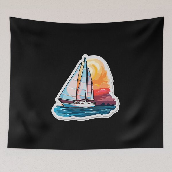 Item preview, Sailboat - Illustration designed and sold by MrERNST.