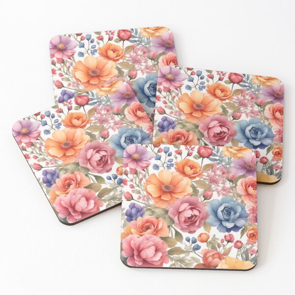 Item preview, Beautiful vibrant Floral Watercolor designed and sold by Neranchara.