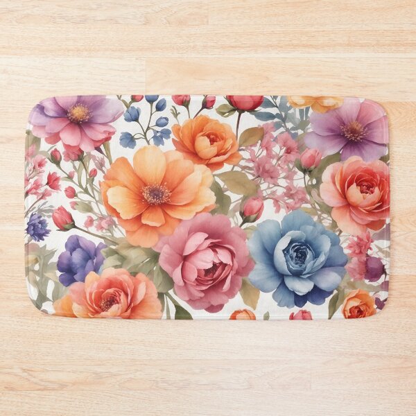 Item preview, Beautiful vibrant Floral Watercolor designed and sold by Neranchara.
