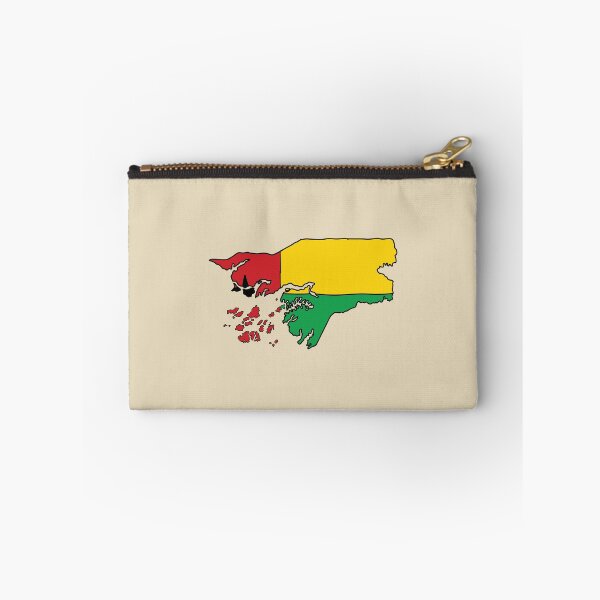 Item preview, Guinea-Bissau Country Shape Flag designed and sold by Rachael Taylor.