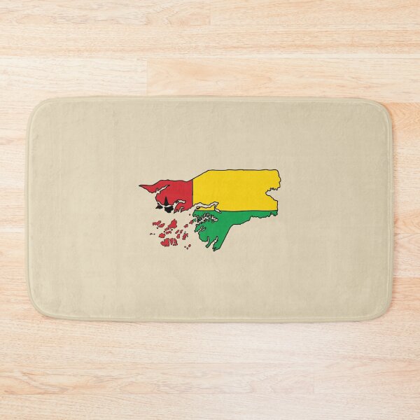 Item preview, Guinea-Bissau Country Shape Flag designed and sold by Rachael Taylor.