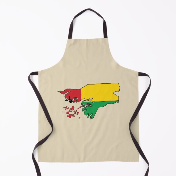 Item preview, Guinea-Bissau Country Shape Flag designed and sold by Rachael Taylor.