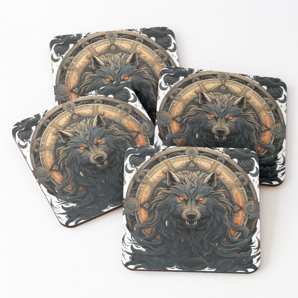 Item preview, Fenrir Nordic mythology designed and sold by geekdrobe.