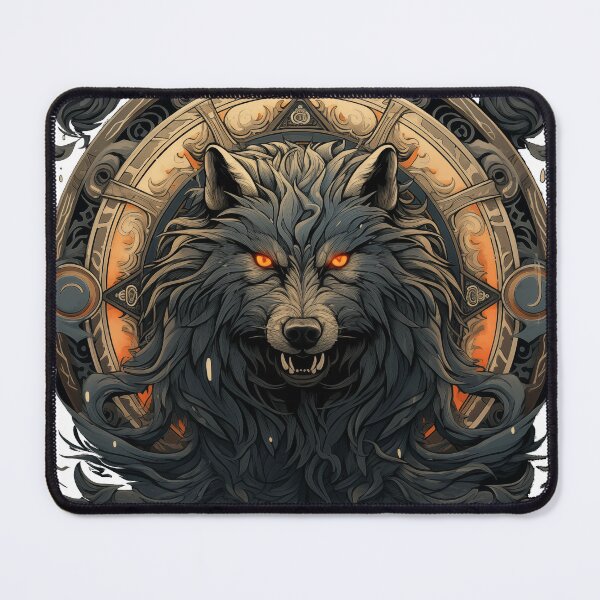 Item preview, Fenrir Nordic mythology designed and sold by geekdrobe.