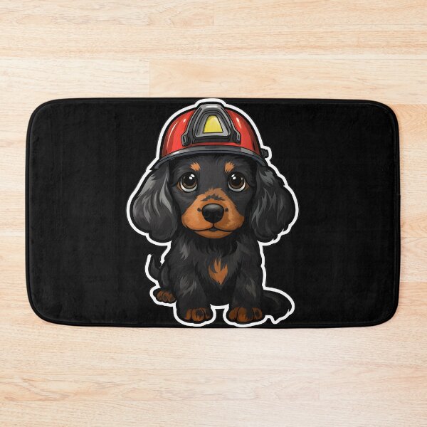 Item preview, Firefighter Gordon Puppy designed and sold by CUTEDOGGIEZ.