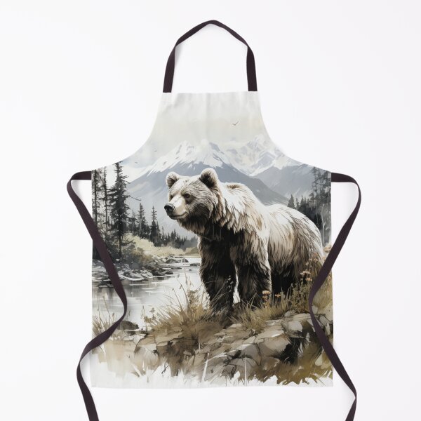 Item preview, Bear Grazer Tshirt: Mountain Landscape designed and sold by DigitalPrism-Co.