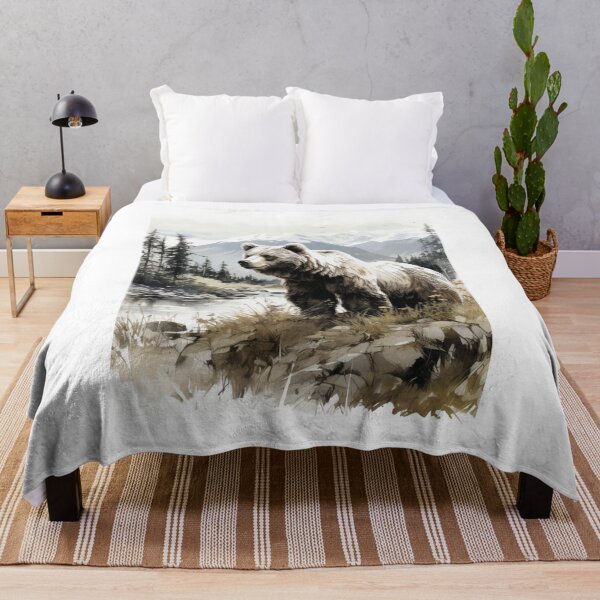Item preview, Bear Grazer Tshirt: Mountain Landscape designed and sold by DigitalPrism-Co.