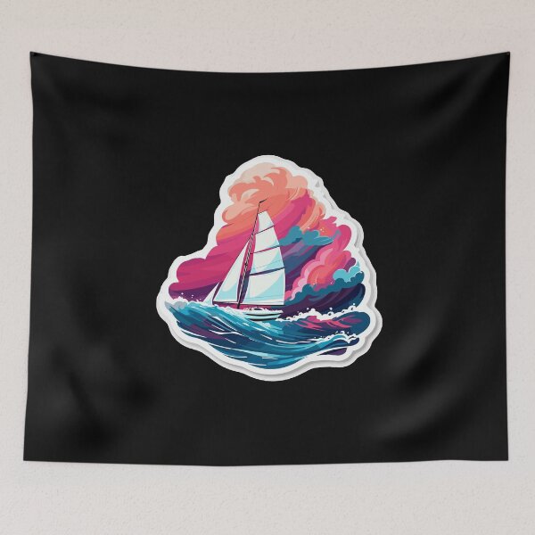 Item preview, Sailboat - Illustration designed and sold by MrERNST.